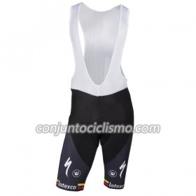 Culotte corto con tirantes 2018 Quick Step Campeonato de Ecuador